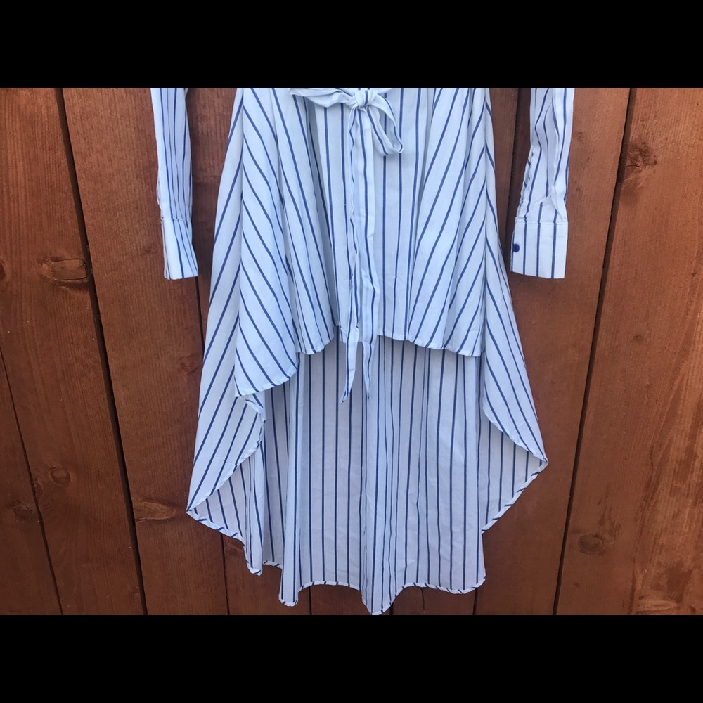 Low and high Striped Shirt Size M - Picture 3 of 3